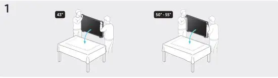 SAMSUNG 43AU7 4K Smart TV - 1