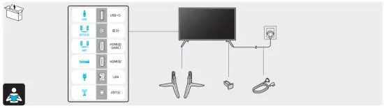 SAMSUNG 43AU7 4K Smart TV - 6