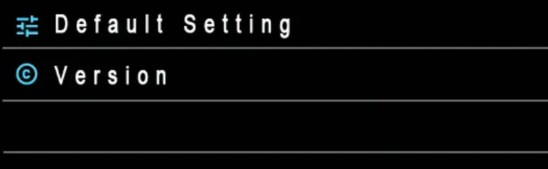 HENBAKER CY789 Digital Night Vision Scope - Default Setting
