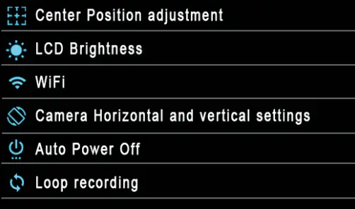 HENBAKER CY789 Digital Night Vision Scope - Menu button