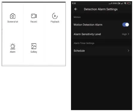 S3 1080P Full HD Camera 2-In-1 Charger - Motion Detection Alarm Setting