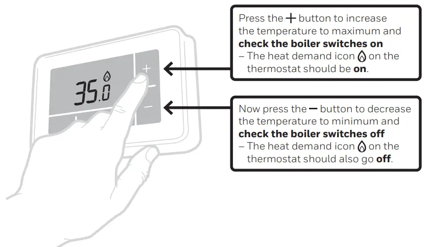 Honeywell T4M Programmable Modulating Thermostat - Power