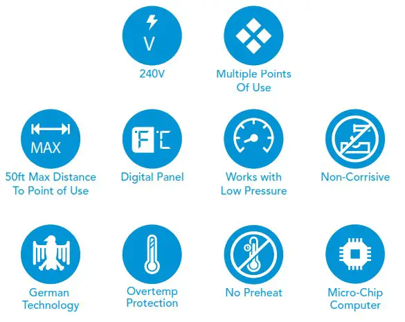 marey ECO180 Electric Tankless Water Heater - TECHNICAL SPECIFICATIONS AND INSTALLATION REQUIREMENTS 2