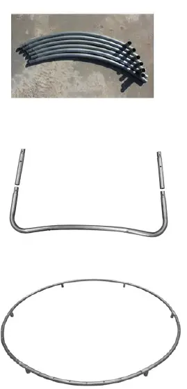 JOLECON 12 ft. Trampoline Set Kid Play Jump Garden Trampoline Set 3