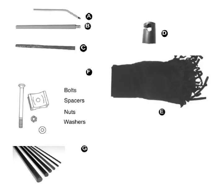 JOLECON 12 ft. Trampoline Set Kid Play Jump Garden Trampoline Set 6