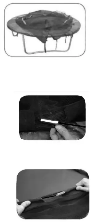 JOLECON 12 ft. Trampoline Set Kid Play Jump Garden Trampoline Set 7