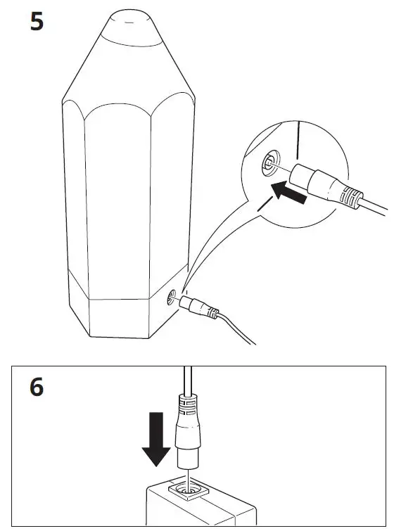 IKEA 904.230.19 PELARBOJ LED Table Lamp Instruction Fig5