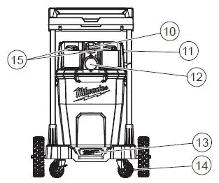 milwaukee 0920-20 9 Gallon Dual-Battery Wet-Dry Vacuum-5