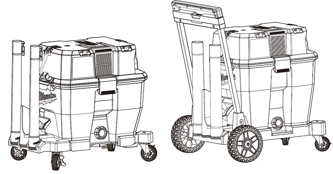 milwaukee 0920-20 9 Gallon Dual-Battery Wet-Dry Vacuum