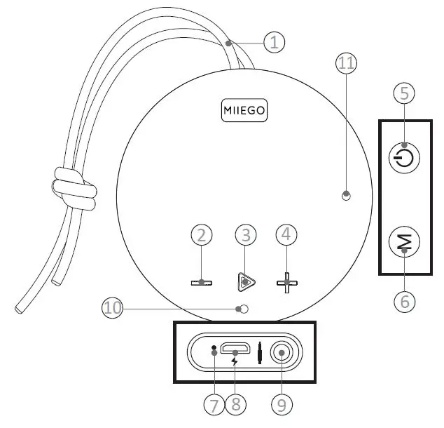 MIIEGO-AXTIVE-M1-Wireless-Speaker-1
