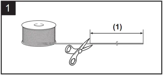 Replacing the nylon cord