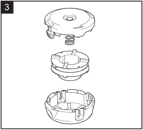 Replacing the nylon cord