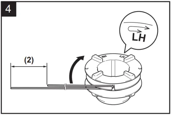 Replacing the nylon cord