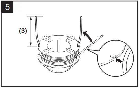 Replacing the nylon cord
