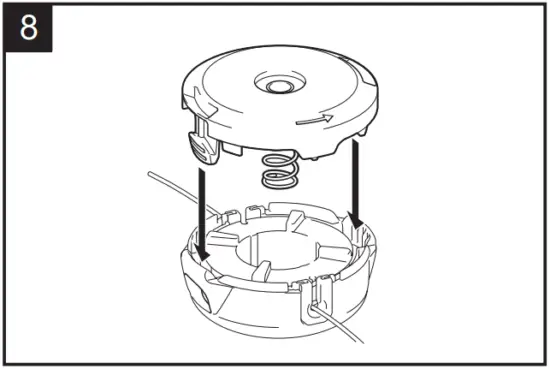 Replacing the nylon cord