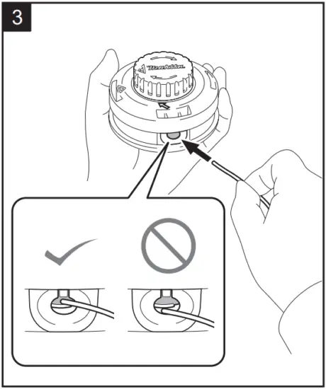 Replacing the nylon cord