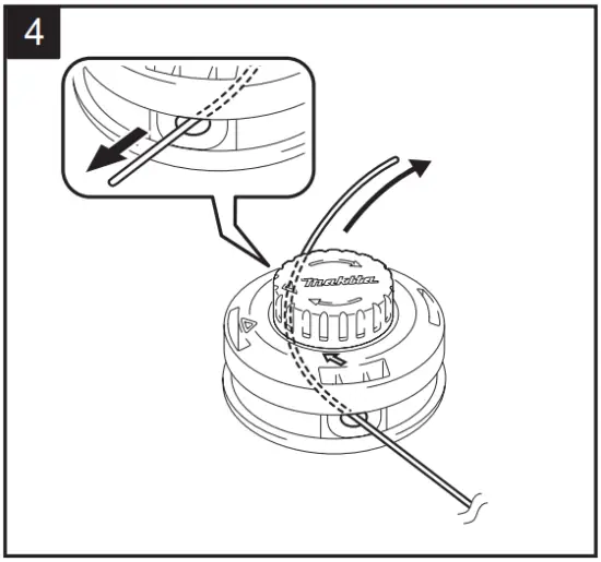 Replacing the nylon cord