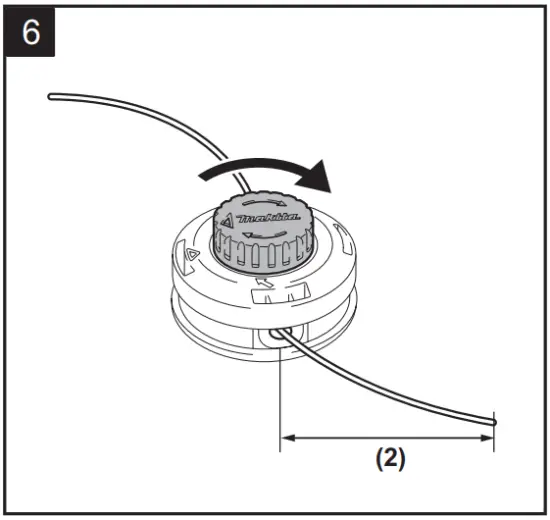 Replacing the nylon cord
