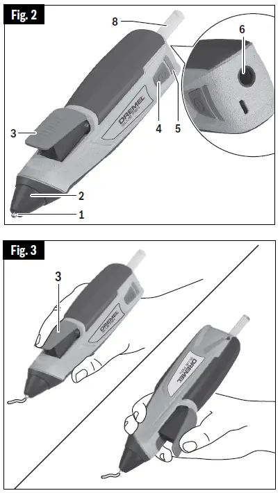 DREMEL HSGP-01 Cordless Glue Pen-7