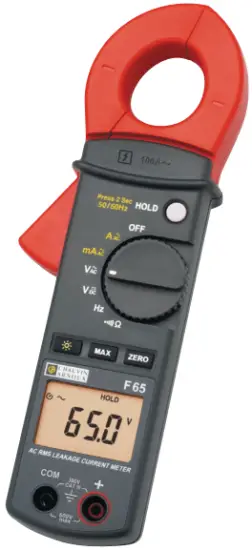 CHAUVIN ARNOUX F 65 Clamp meter Digital CAT III 600 V Display