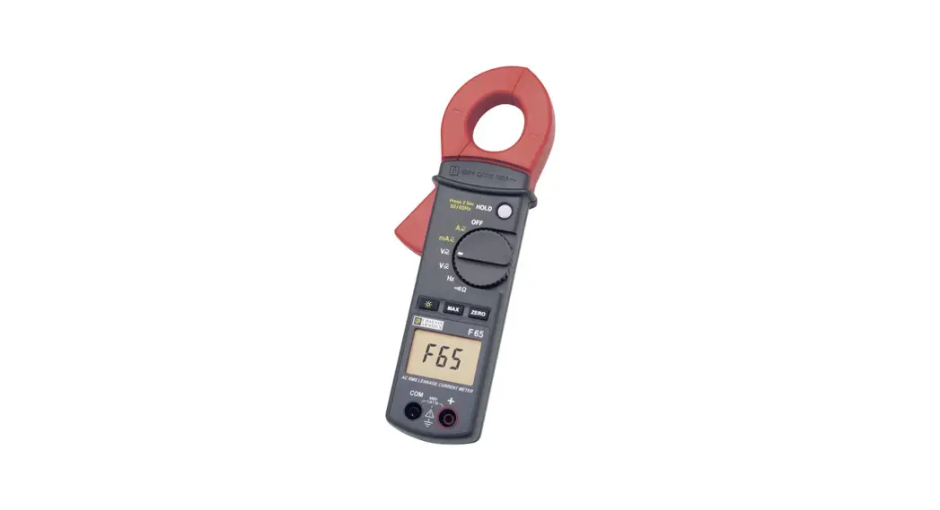 Chauvin Arnoux F 65 Clamp Meter Digital Cat Iii 600 V Display User Manual