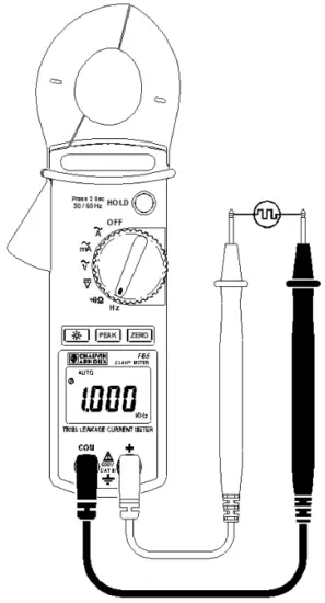 CHAUVIN ARNOUX F 65 Clamp meter Digital CAT III 600 V Display - Fig 10