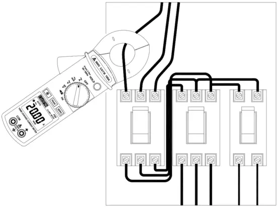 CHAUVIN ARNOUX F 65 Clamp meter Digital CAT III 600 V Display - Fig 5