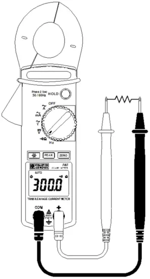 CHAUVIN ARNOUX F 65 Clamp meter Digital CAT III 600 V Display - Fig 8