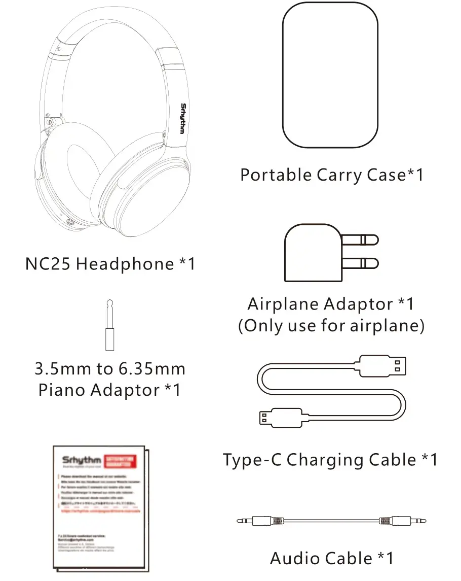 Srhythm NC25 True Wireless Headphones - overview