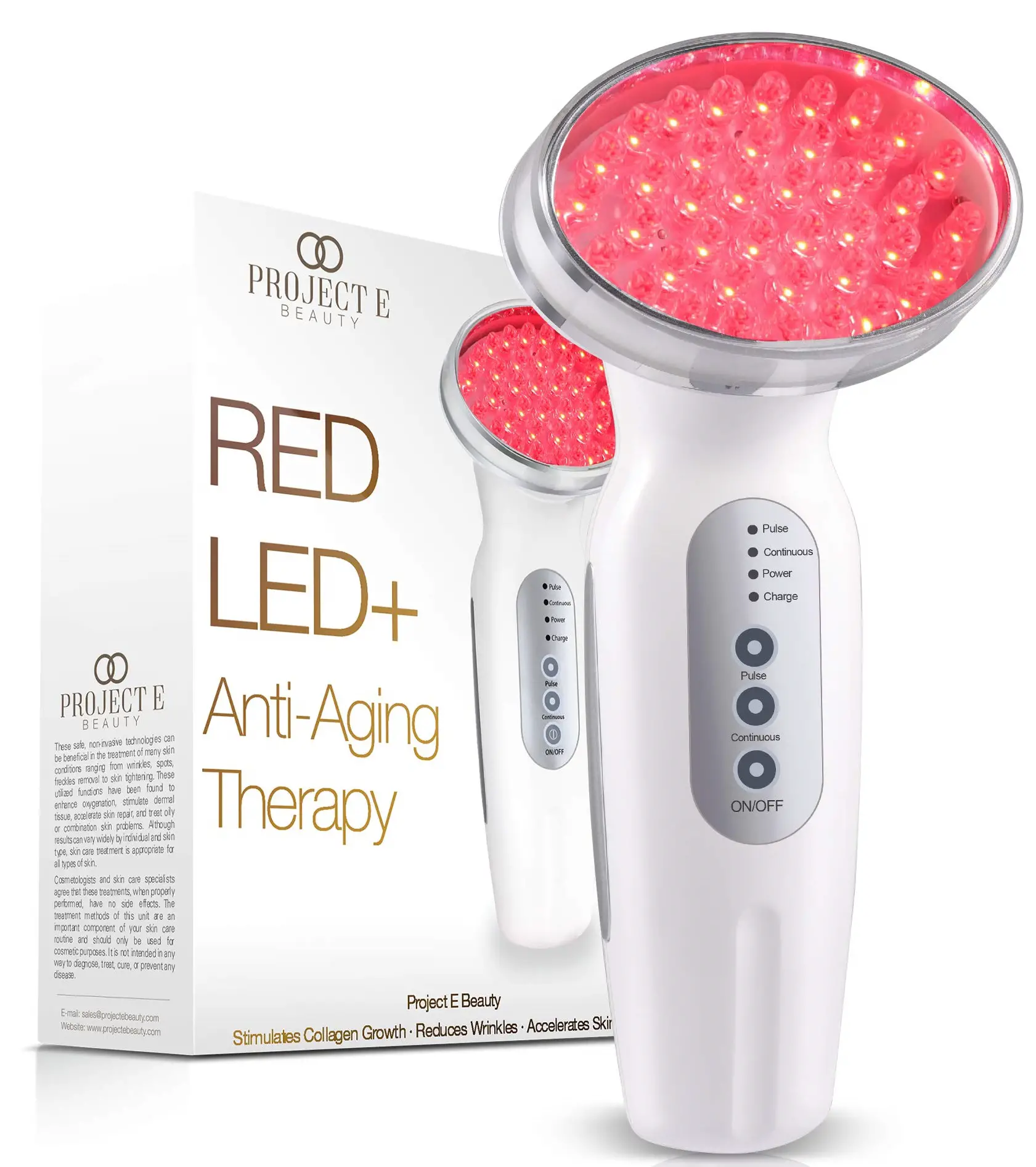 PROJECT E-BEAUTY-PE011-Red-LED-Anti-Aging-Therapy-Device-Product