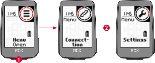 SIGMA ROX20 - MENU OVERVIEW 1