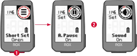 SIGMA ROX20 - MENU OVERVIEW 2