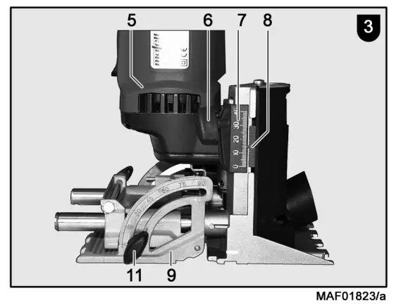 Unfasten the wing nut