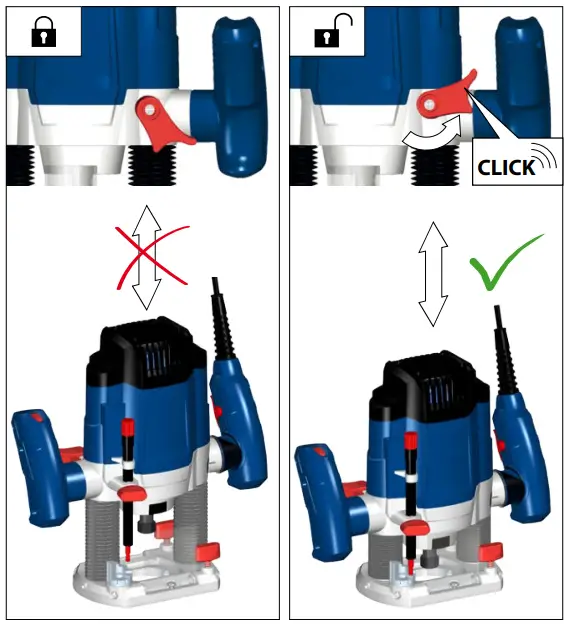 Starting-up the machine