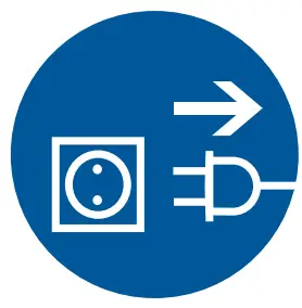 Starting-up the machine