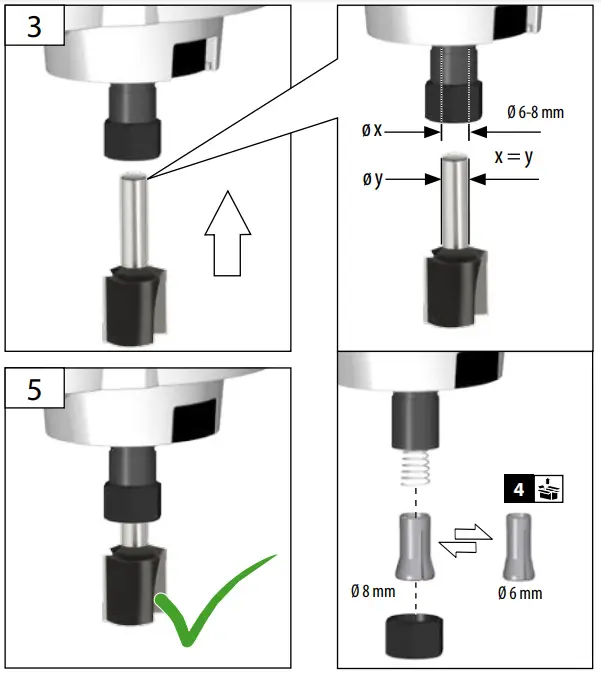 Starting-up the machine