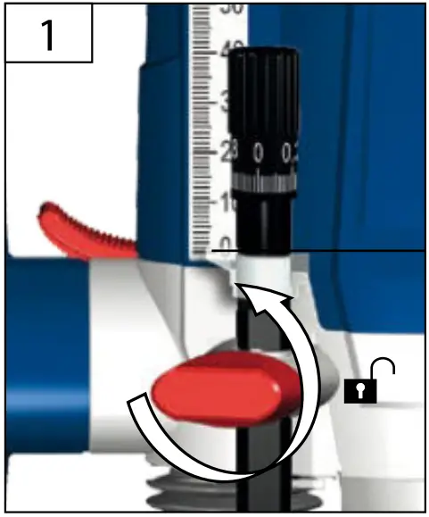 Starting-up the machine