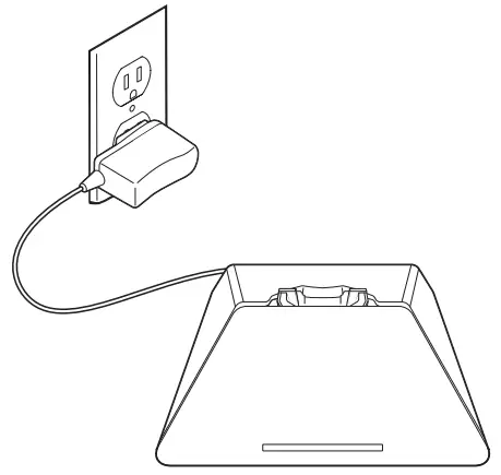 poly Savi 8210 UC Wireless DECT Headset System for Computer - Charge stand