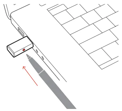 poly Savi 8210 UC Wireless DECT Headset System for Computer - Subscribe USB adapter
