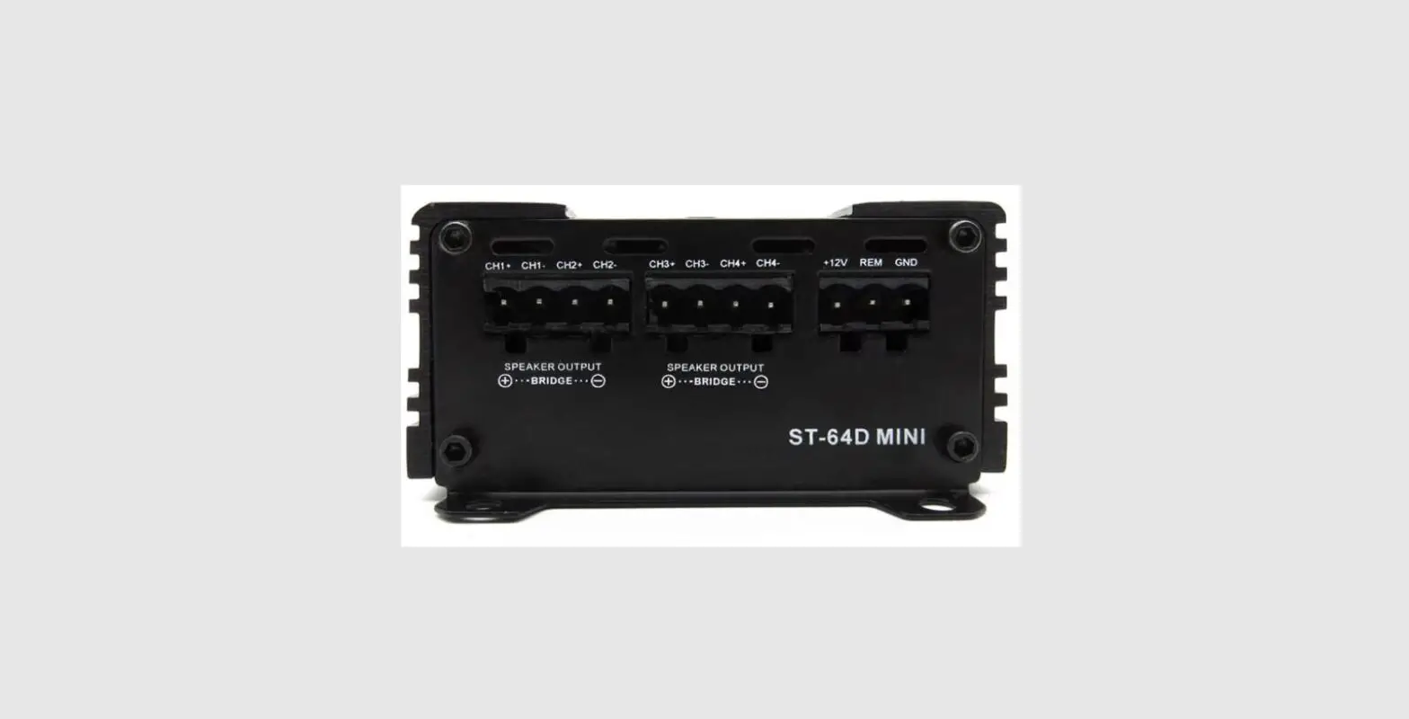 Zapco St-64d Sq Mini Amplifier Owner's Manual Zapco St-64d Sq Mini Amplifier Owner's Manual