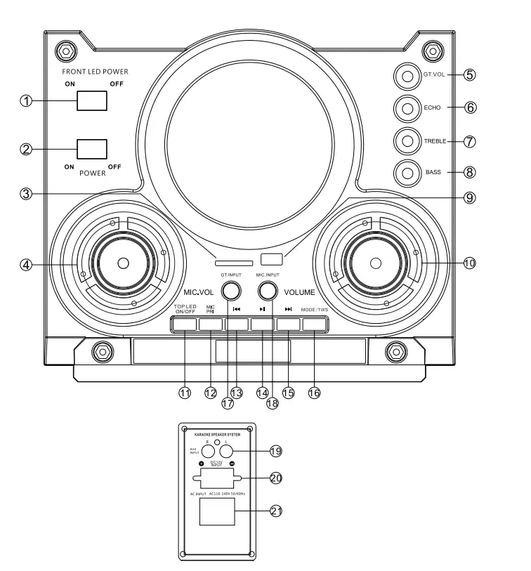 MEGATRONIX K9-36M Portable Speaker-1