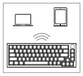 FANTECH-MK858-Wireless-Keyboard-10