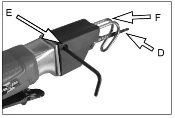 Clarke X-Pro CAT167 Air Sabre Saw - fig3