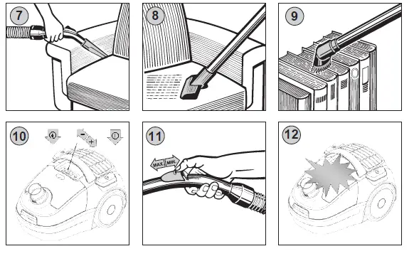 eta PRETO Electric Floor Vacuum Cleaner fig 7