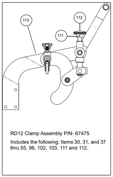 RD12 PARTS LIST