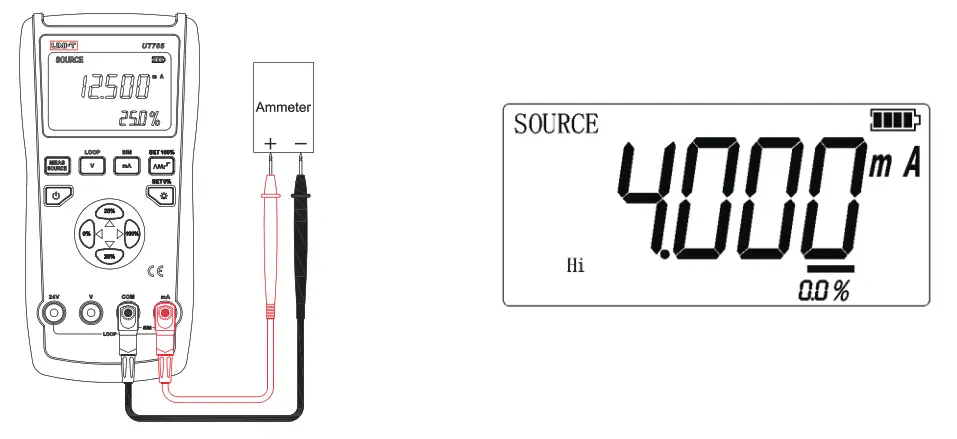 UNI T UT705 Current Loop Calibrator - fig 16