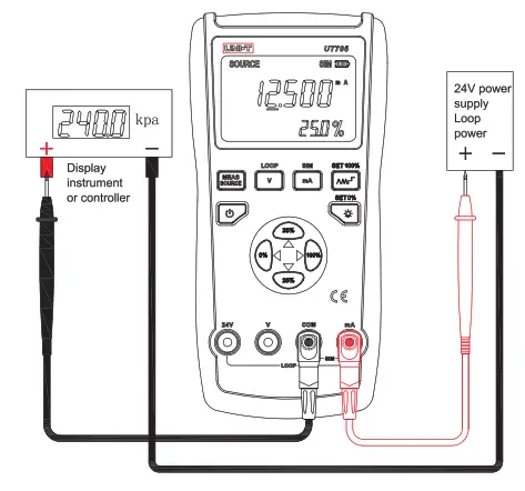 UNI T UT705 Current Loop Calibrator - fig 17