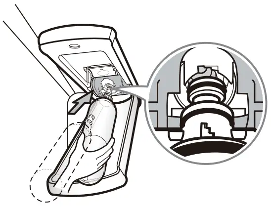 FINIVE Refrigerator Water Filter - close the cover