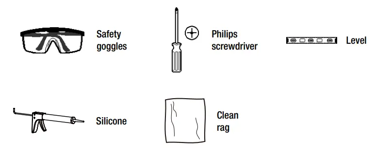 THE HOME DEPOT Caville 72 Inch Double Vanity Instruction FIG 1