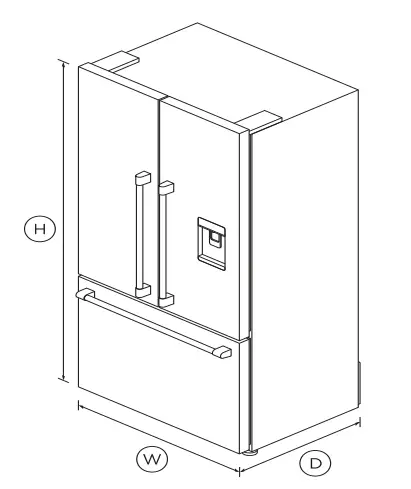FISHER-PAYKEL-RF201ACUSX1-N-Freestanding-French-Door-Refrigerator-fig-1